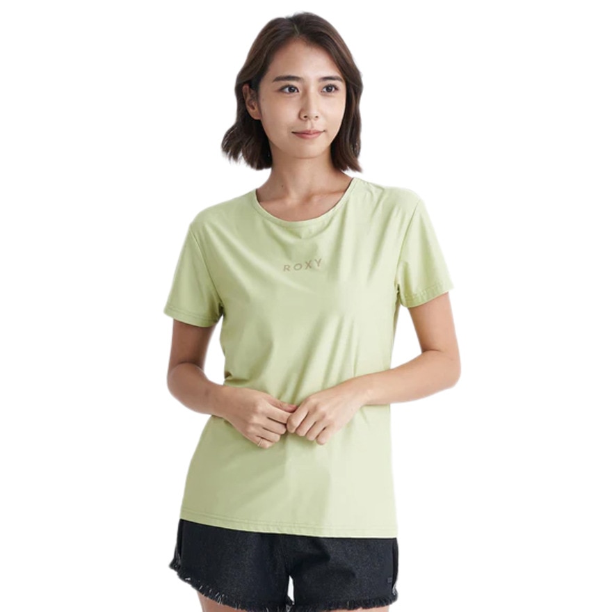 ロキシー（ROXY）（レディース）フレスコタイルデザイン 冷感半袖Tシャツ 24SURST242035MRG