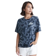 (レディース)タイダイ柄 PAPER MOON オーバーサイズ 半袖Tシャツ 24SURST242037BBK