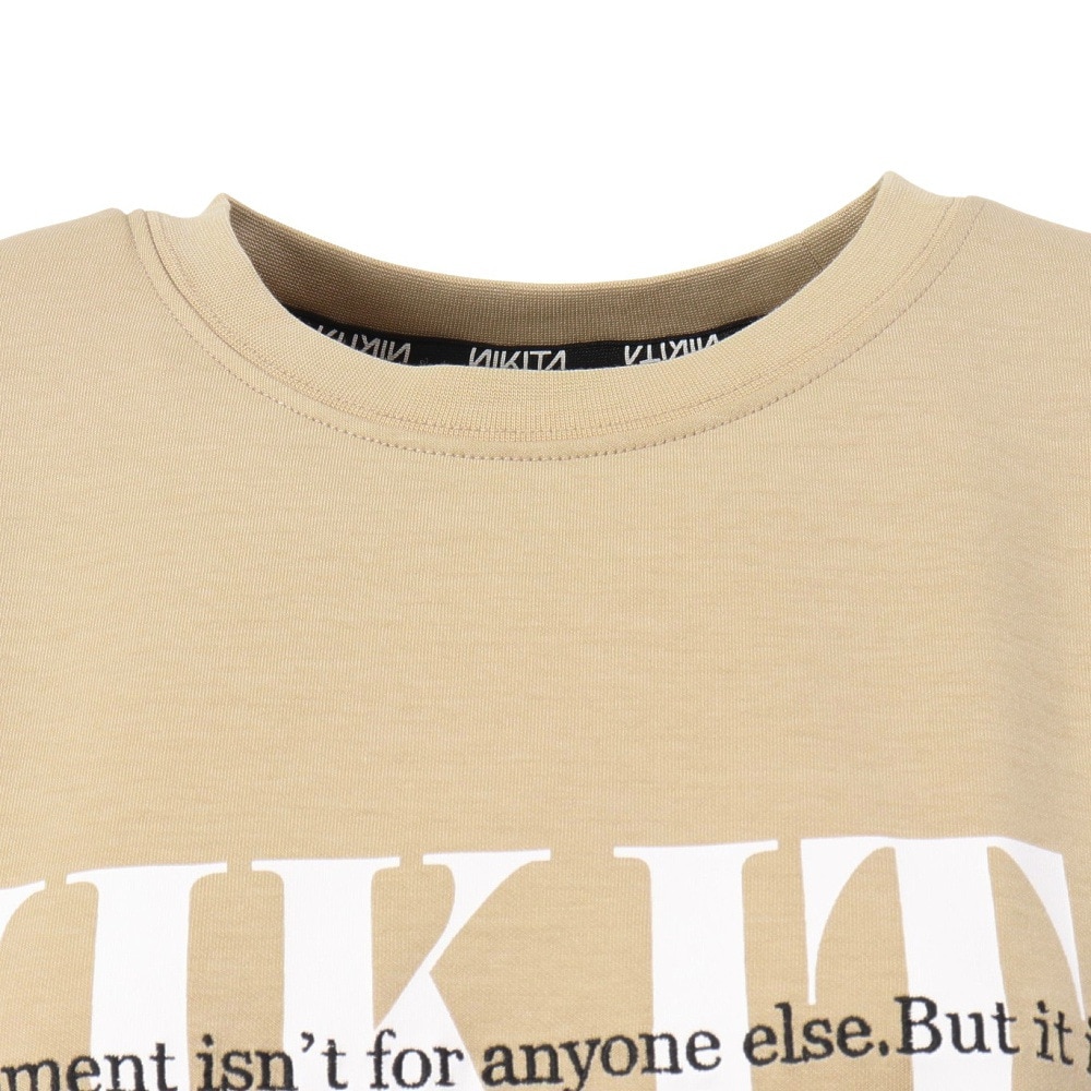 ニキータ（NIKITA）（レディース）QD OVERSIZED 半袖Tシャツ NKT24SS005-BEG