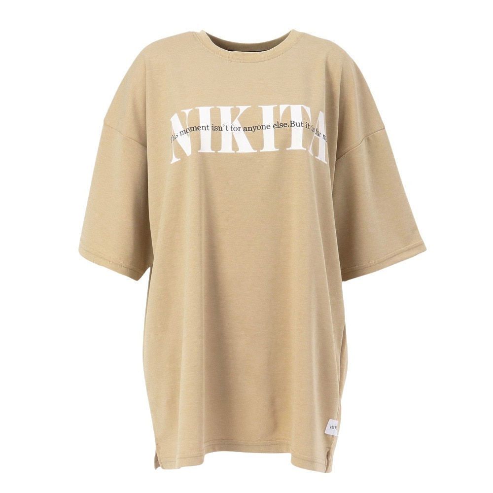 ニキータ（NIKITA）（レディース）QD OVERSIZED 半袖Tシャツ NKT24SS005-BEG