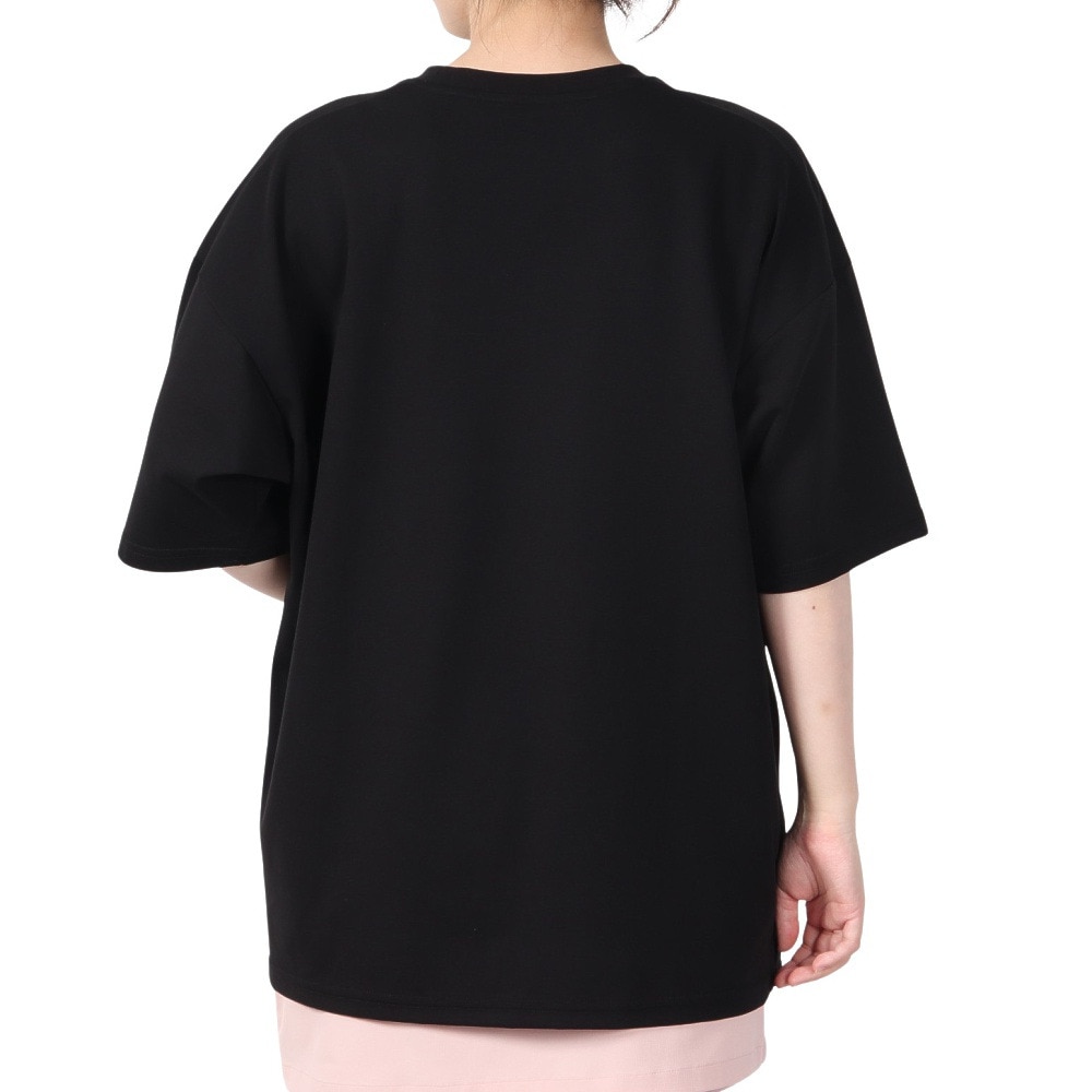 ニキータ（NIKITA）（レディース）QD オーバーサイズド 半袖 Tシャツ NKT24SS005-BLK