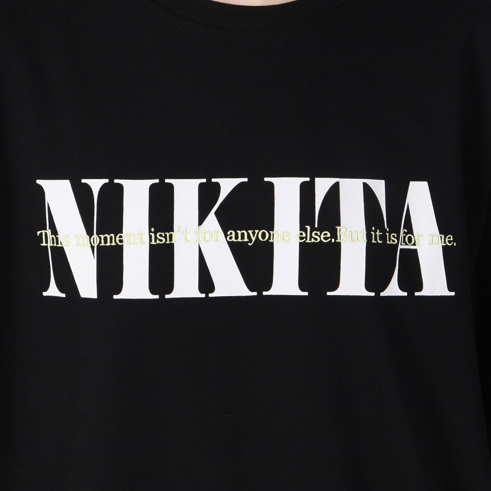 ニキータ（NIKITA）（レディース）QD オーバーサイズド 半袖 Tシャツ NKT24SS005-BLK