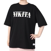 (レディース)QD オーバーサイズド 半袖 Tシャツ NKT24SS005-BLK