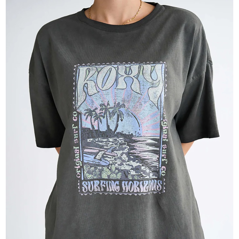ロキシー（ROXY）（レディース）SURFING HORIZONS Tシャツ 25SPRST251074BBK