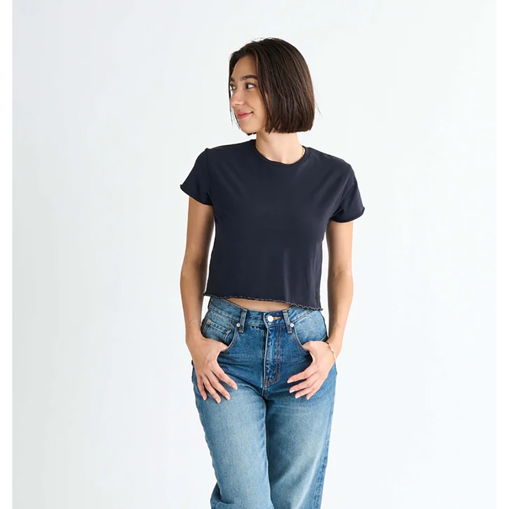 ロキシー（ROXY）（レディース）SWEET HONEY BUN Tシャツ 25SPRST251076BLK