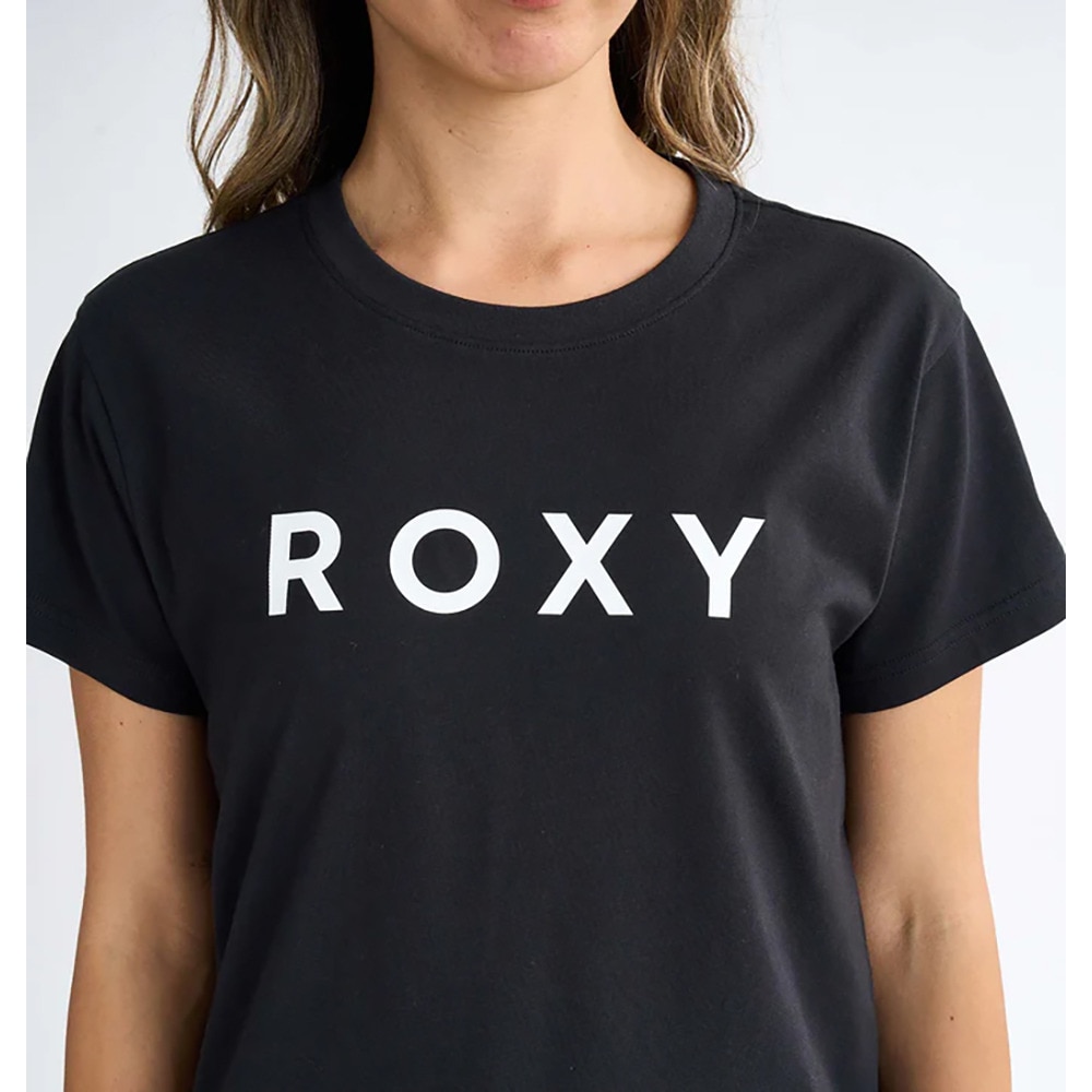 ロキシー（ROXY）（レディース）SPORTS 半袖Tシャツ ロゴ 25SPRST251098BLK