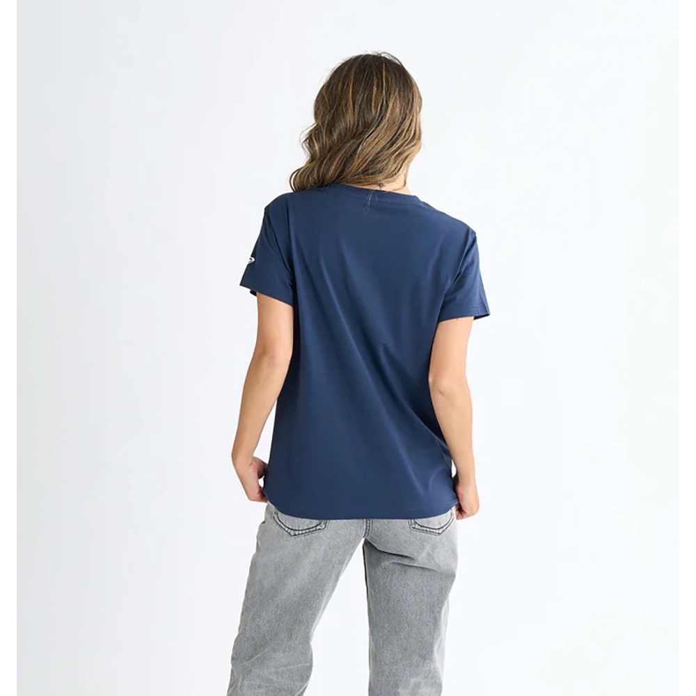 ロキシー（ROXY）（レディース）SPORTS 半袖Tシャツ ロゴ 25SPRST251098NVY