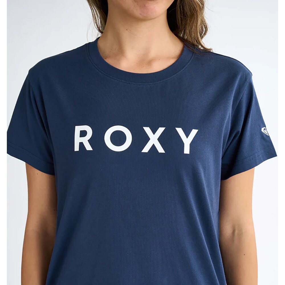 ロキシー（ROXY）（レディース）SPORTS 半袖Tシャツ ロゴ 25SPRST251098NVY