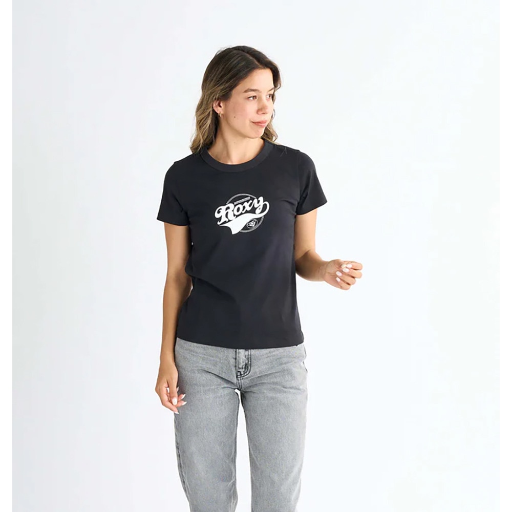 ロキシー（ROXY）（レディース）LOST IN SUMMER TEE 半袖Tシャツ 25SPRST251099BLK