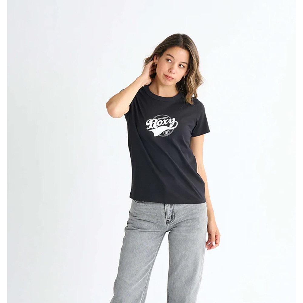 ロキシー（ROXY）（レディース）LOST IN SUMMER TEE 半袖Tシャツ 25SPRST251099BLK