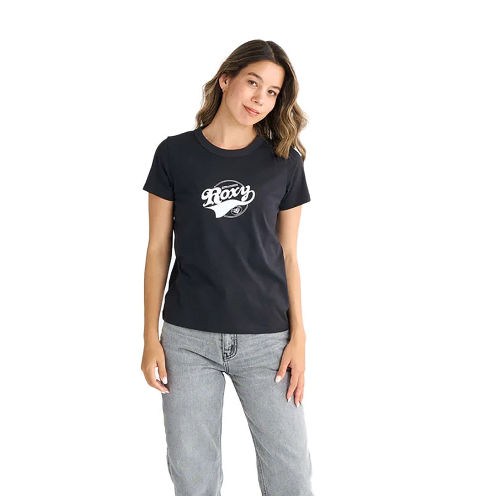 ロキシー（ROXY）（レディース）LOST IN SUMMER TEE 半袖Tシャツ 25SPRST251099BLK