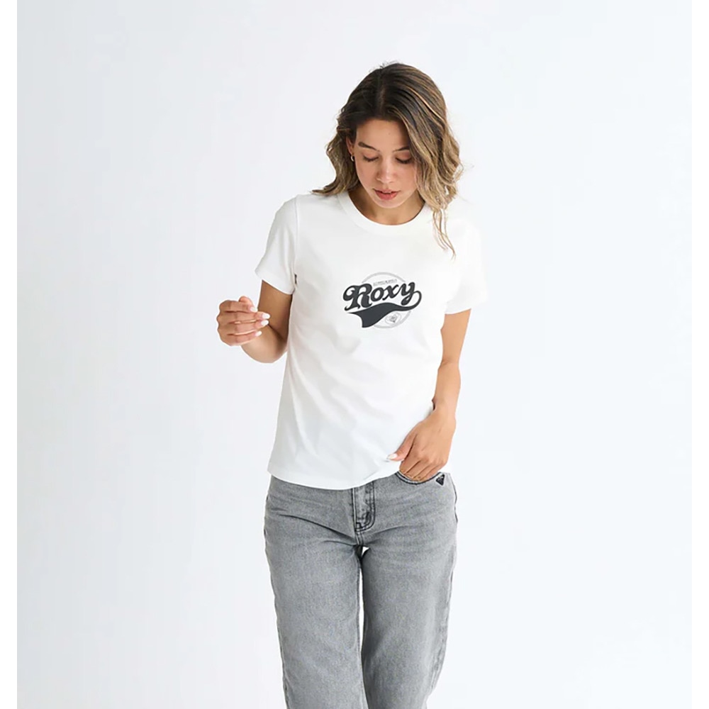 ロキシー（ROXY）（レディース）LOST IN SUMMER TEE 半袖Tシャツ 25SPRST251099WHT