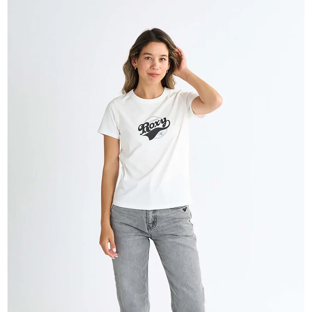 ロキシー（ROXY）（レディース）LOST IN SUMMER TEE 半袖Tシャツ 25SPRST251099WHT