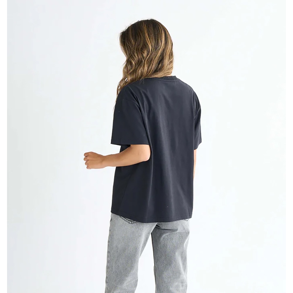 ロキシー（ROXY）（レディース）ALWAYS SALTY 半袖Tシャツ 25SPRST251101BLK 接触冷感 オーバーサイズ 暑さ対策