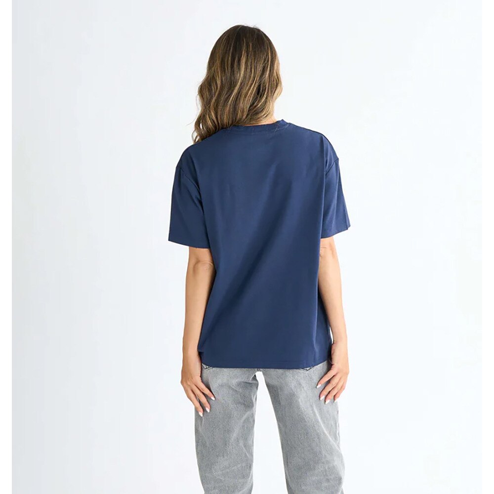 ロキシー（ROXY）（レディース）ALWAYS SALTY 半袖Tシャツ 25SPRST251101NVY 接触冷感 オーバーサイズ 暑さ対策