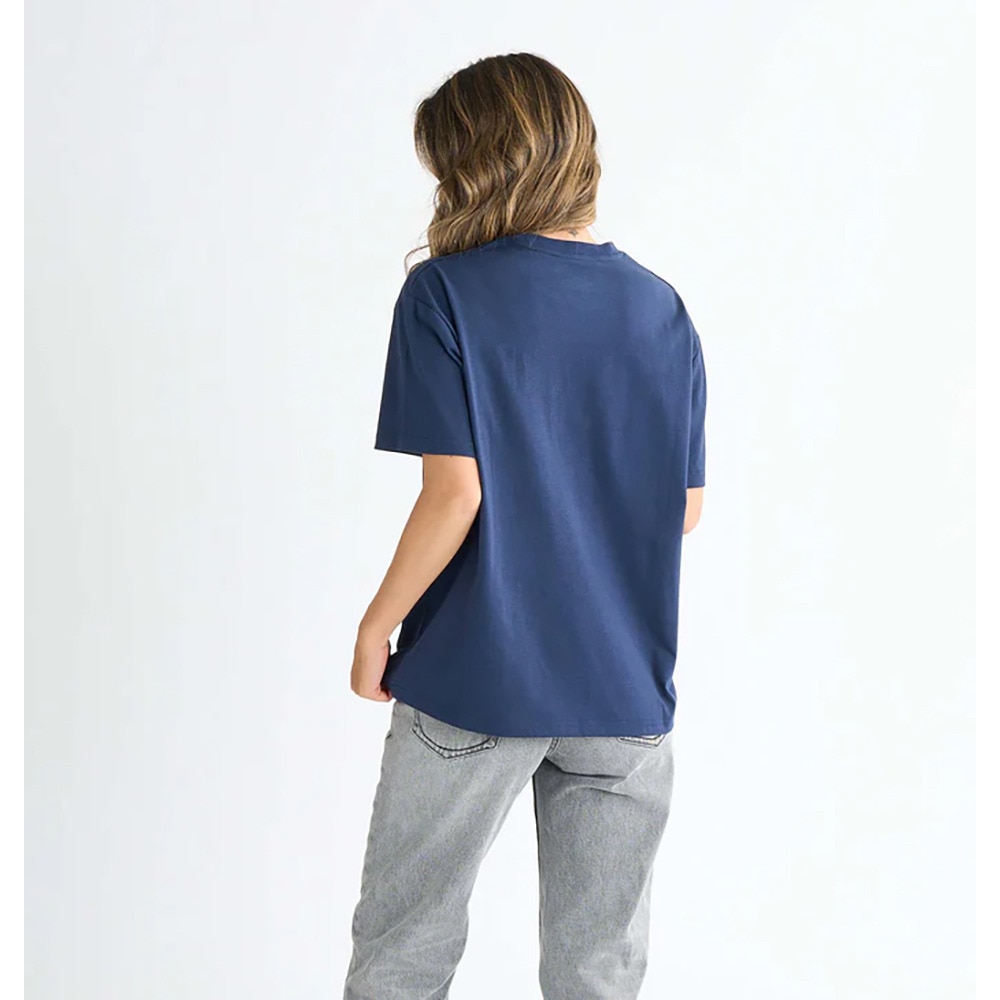 ロキシー（ROXY）（レディース）ALWAYS SALTY 半袖Tシャツ 25SPRST251101NVY 接触冷感 オーバーサイズ 暑さ対策