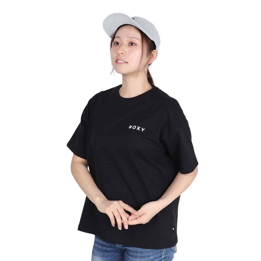 ロキシー（ROXY）（レディース）ボタニカル 半袖Tシャツ 25SPRST251601YBLK