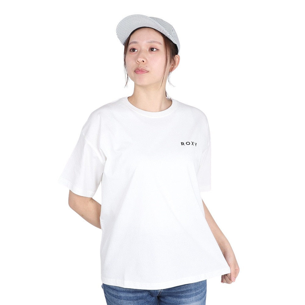 ロキシー（ROXY）（レディース）ボタニカル 半袖Tシャツ 25SPRST251601YWHT