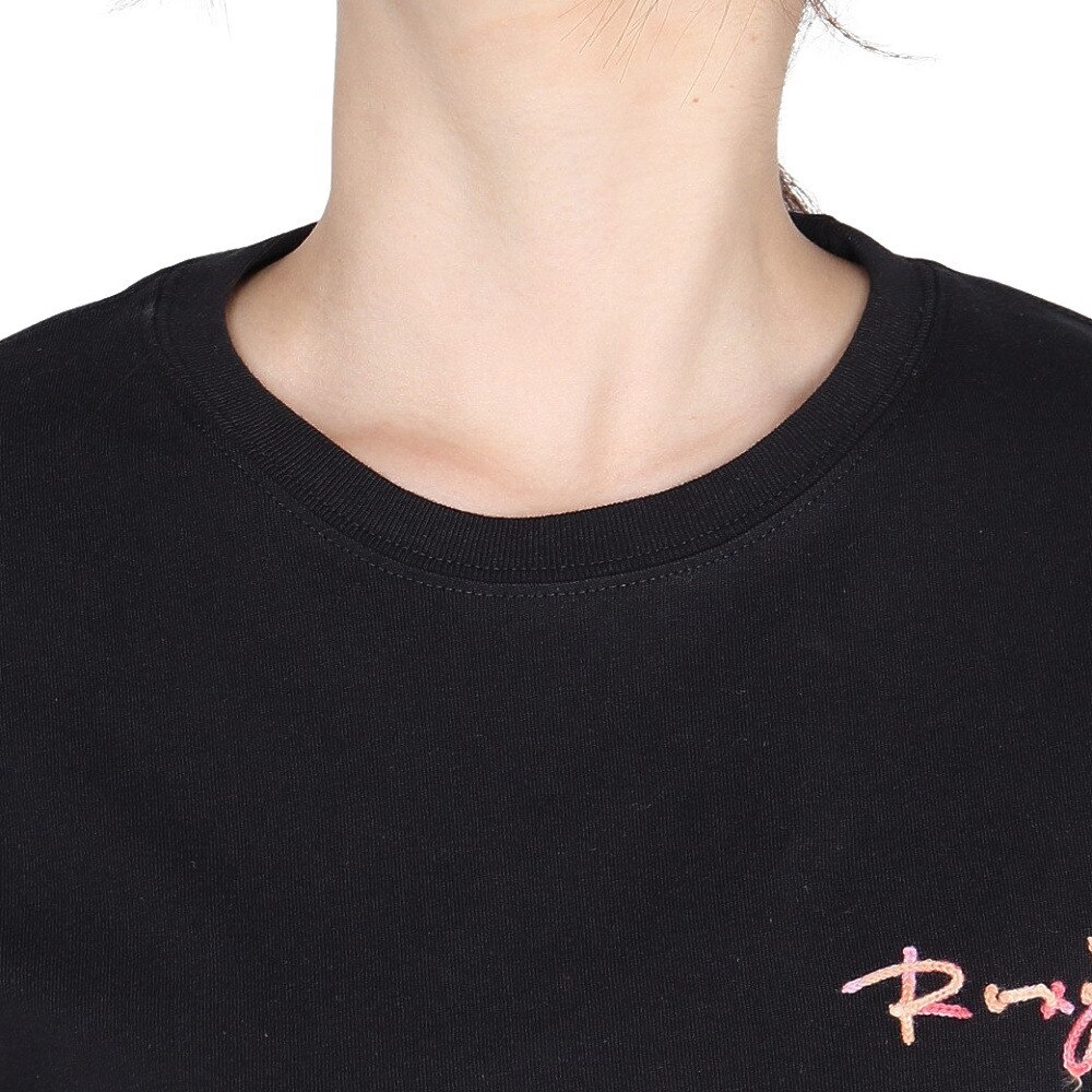 ロキシー（ROXY）（レディース）ORFUL EMBROIDERY 半袖Tシャツ 25SPRST251603YBLK