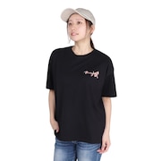 (レディース)ORFUL EMBROIDERY 半袖Tシャツ 25SPRST251603YBLK