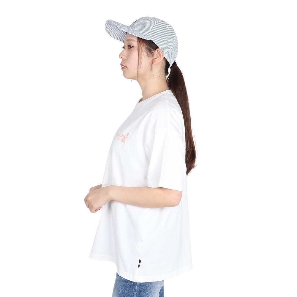 ロキシー（ROXY）（レディース）ORFUL EMBROIDERY 半袖Tシャツ 25SPRST251603YWHT