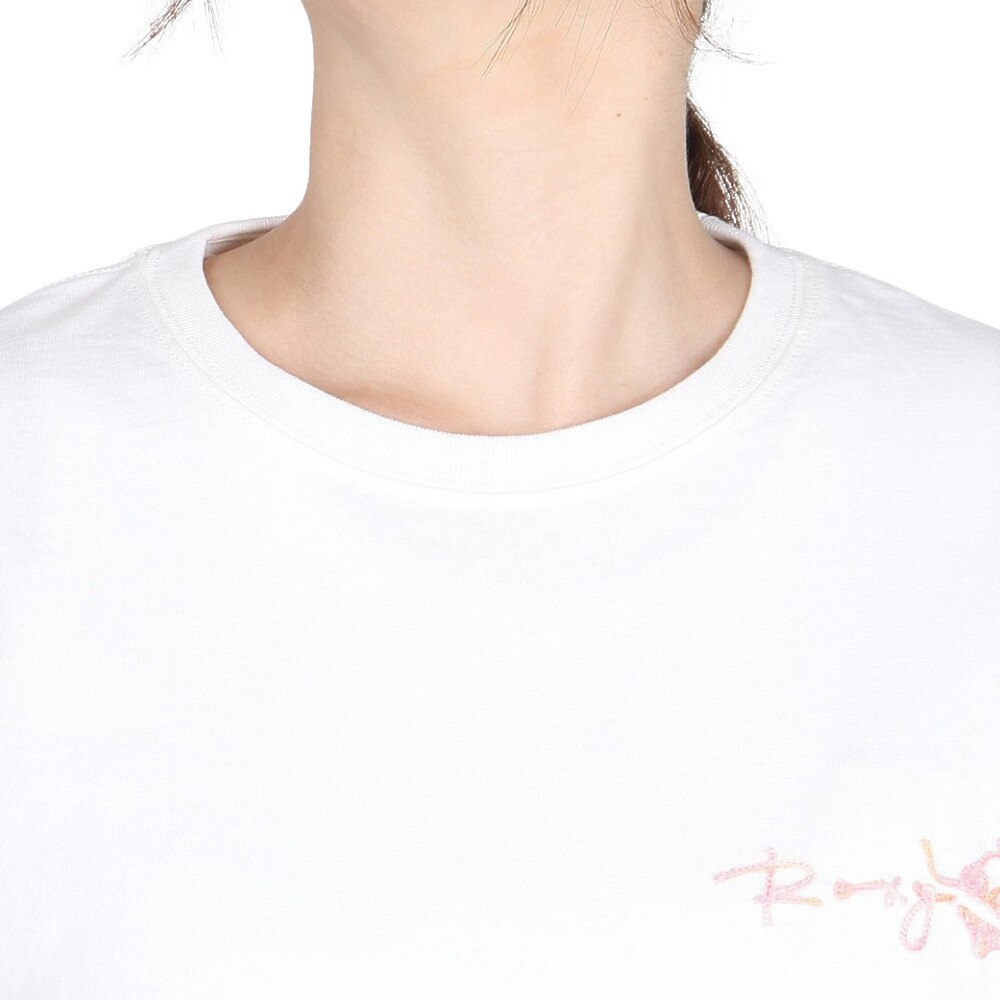 ロキシー（ROXY）（レディース）ORFUL EMBROIDERY 半袖Tシャツ 25SPRST251603YWHT