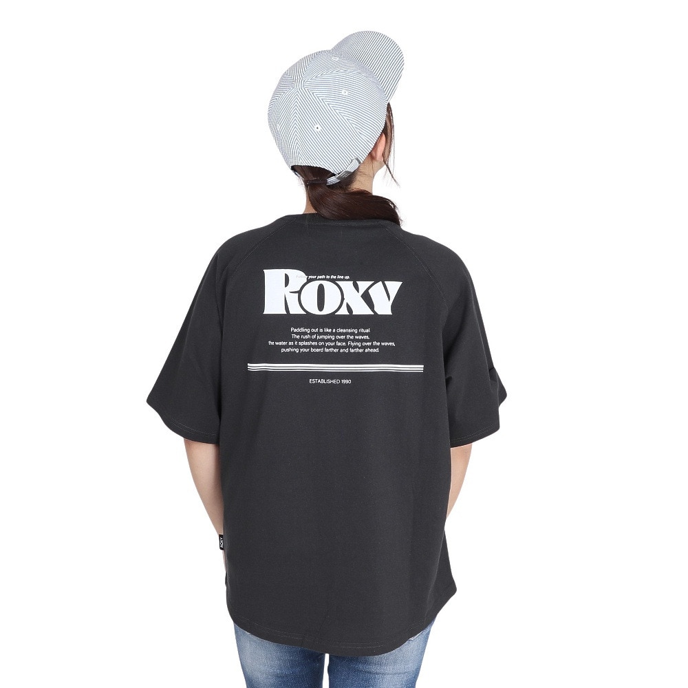 ロキシー（ROXY）（レディース）FOLLOW THE PATH 半袖Tシャツ 25SPRST251605YBBK