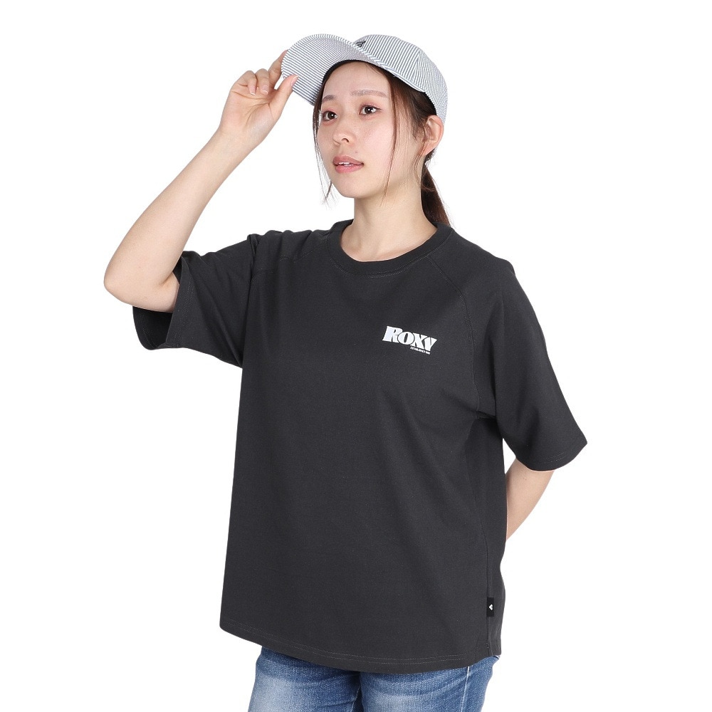 ロキシー（ROXY）（レディース）FOLLOW THE PATH 半袖Tシャツ 25SPRST251605YBBK