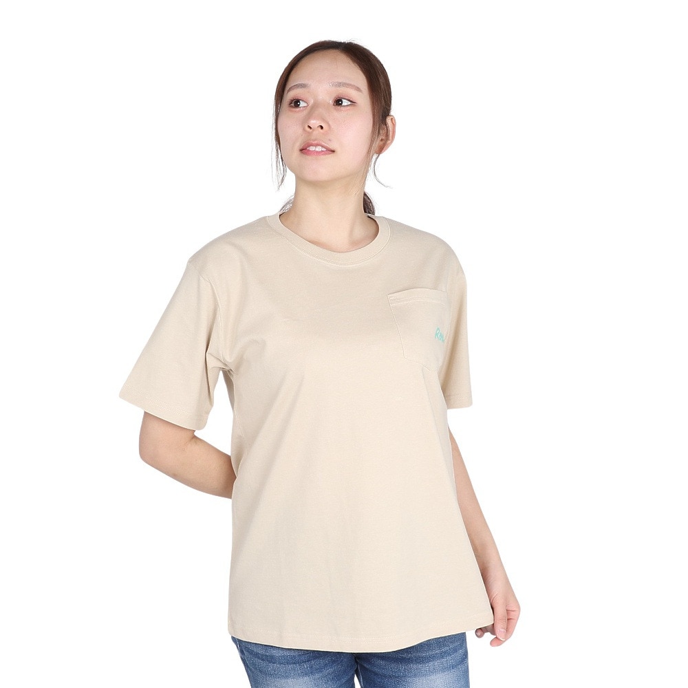 ロキシー（ROXY）（レディース）FING ON VACATION 半袖Tシャツ 25SPRST251607YBEG