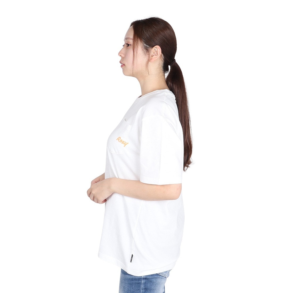 ロキシー（ROXY）（レディース）FING ON VACATION 半袖Tシャツ 25SPRST251607YWHT