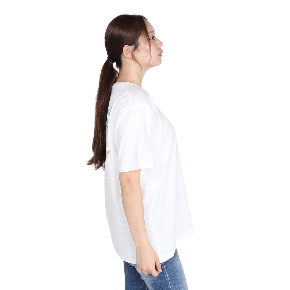 ロキシー（ROXY）（レディース）FING ON VACATION 半袖Tシャツ 25SPRST251607YWHT