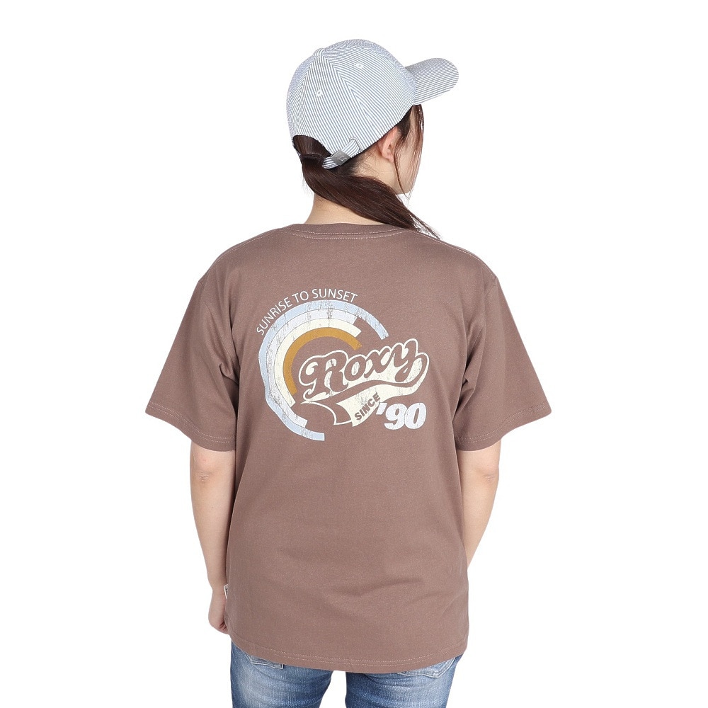 ロキシー（ROXY）（レディース）レトロレインボー 半袖Tシャツ 25SPRST251609YBRN