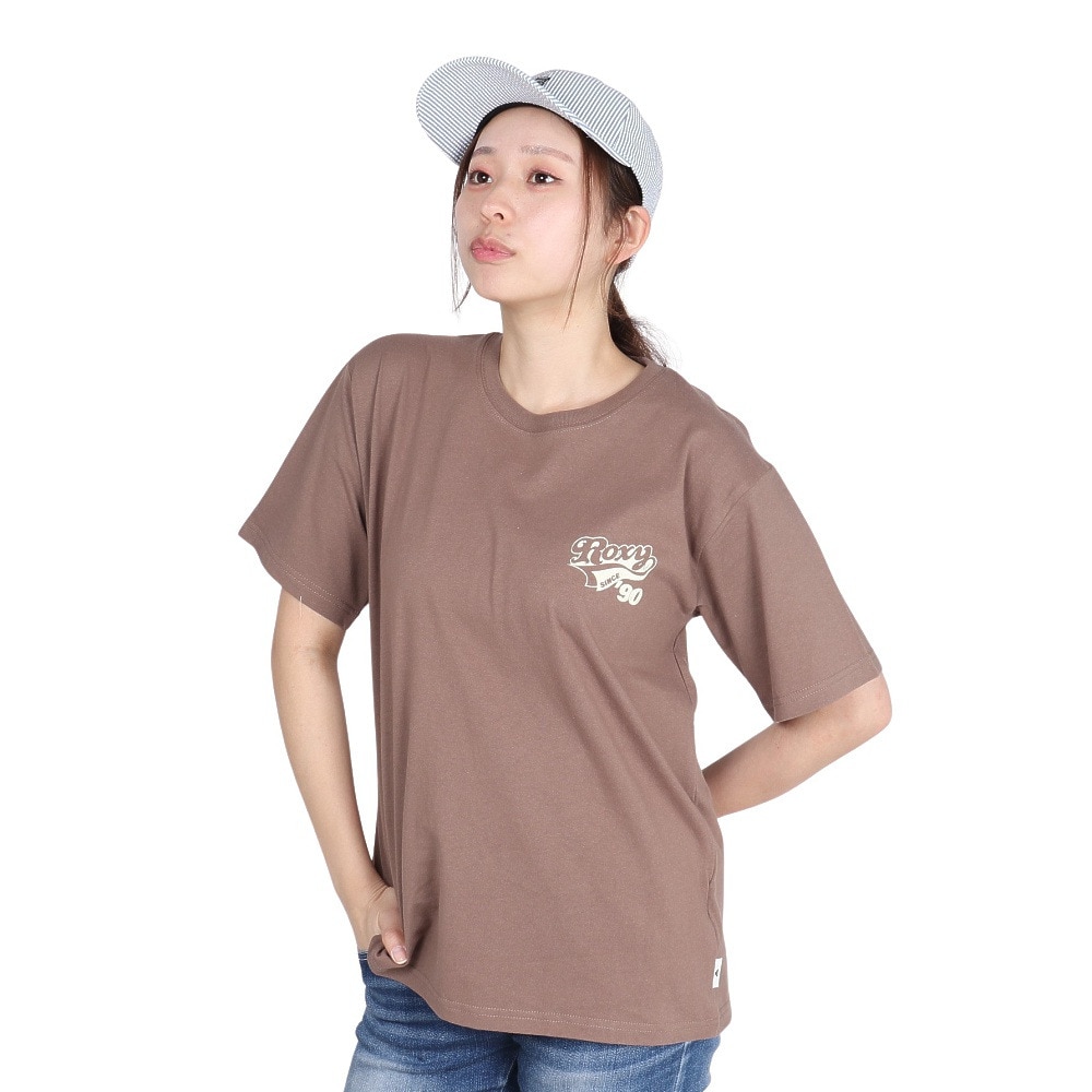 ロキシー（ROXY）（レディース）レトロレインボー 半袖Tシャツ 25SPRST251609YBRN