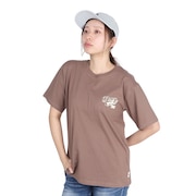 (レディース)レトロレインボー 半袖Tシャツ 25SPRST251609YBRN