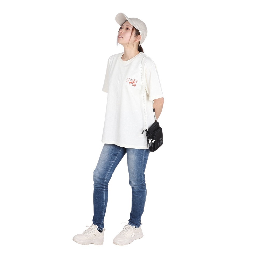 ロキシー（ROXY）（レディース）レトロレインボー 半袖Tシャツ 25SPRST251609YOWT