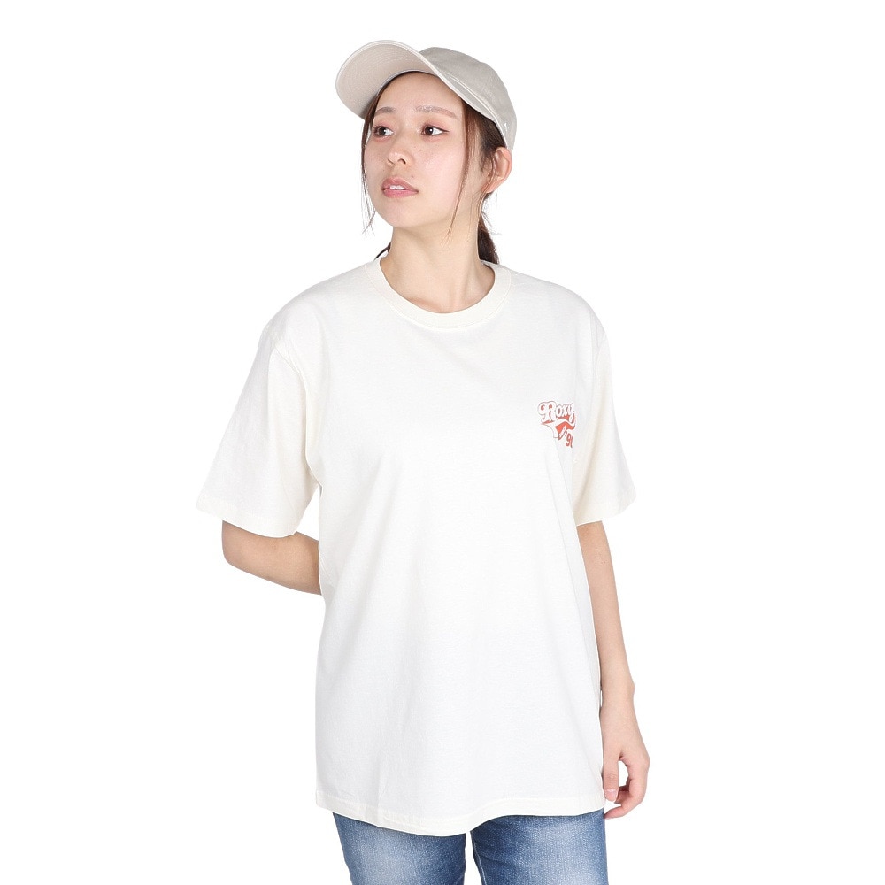 ロキシー（ROXY）（レディース）レトロレインボー 半袖Tシャツ 25SPRST251609YOWT
