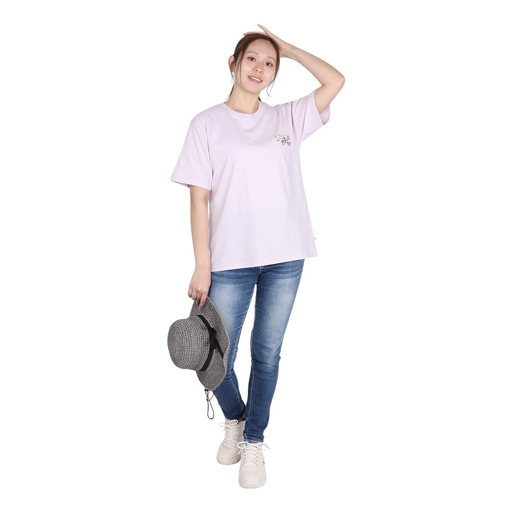 ロキシー（ROXY）（レディース）レトロレインボー 半袖Tシャツ 25SPRST251609YPNK