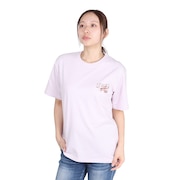 (レディース)レトロレインボー 半袖Tシャツ 25SPRST251609YPNK