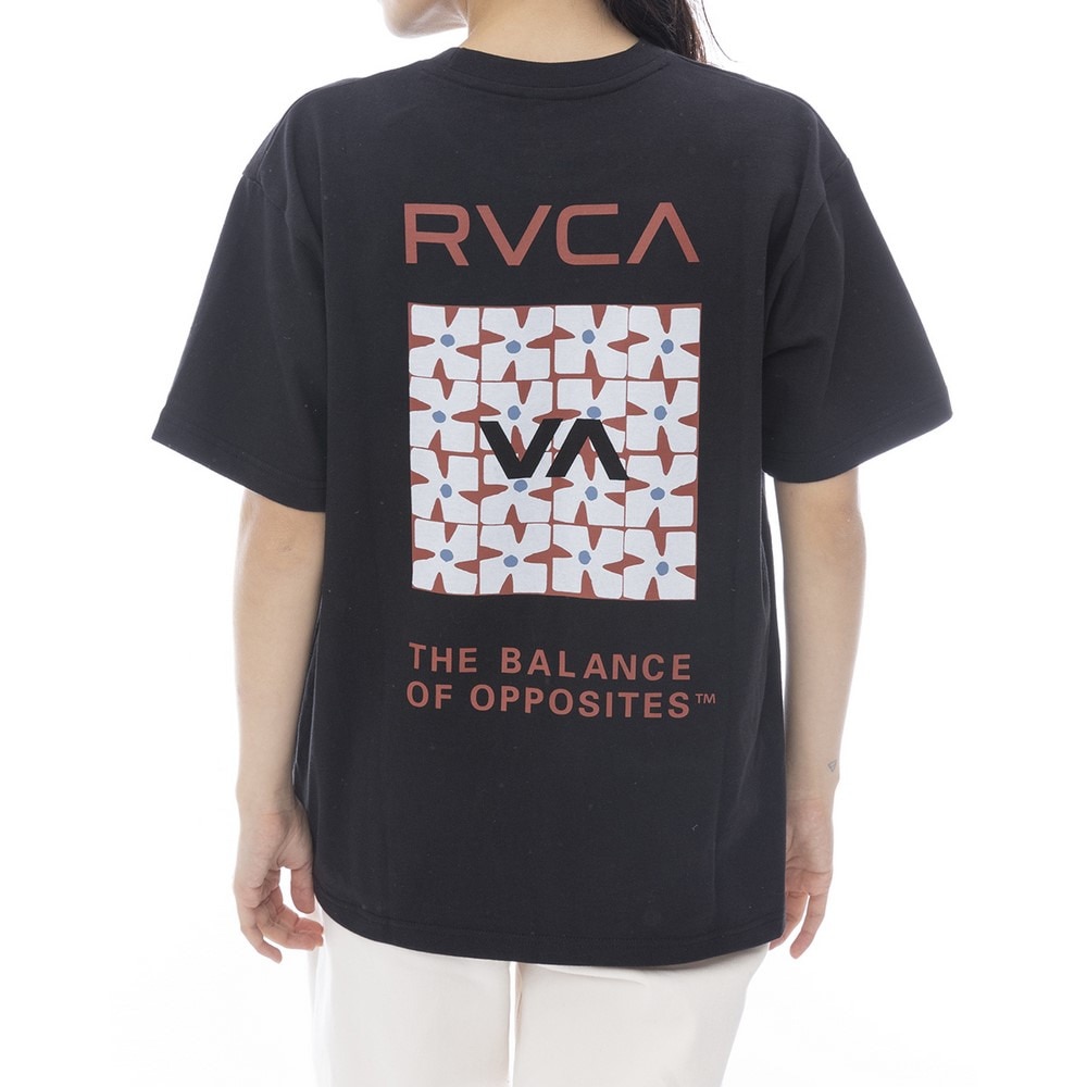 ルーカ（RVCA）（レディース）DAISY VA BOX LOGO 半袖Tシャツ BF043211 BLK