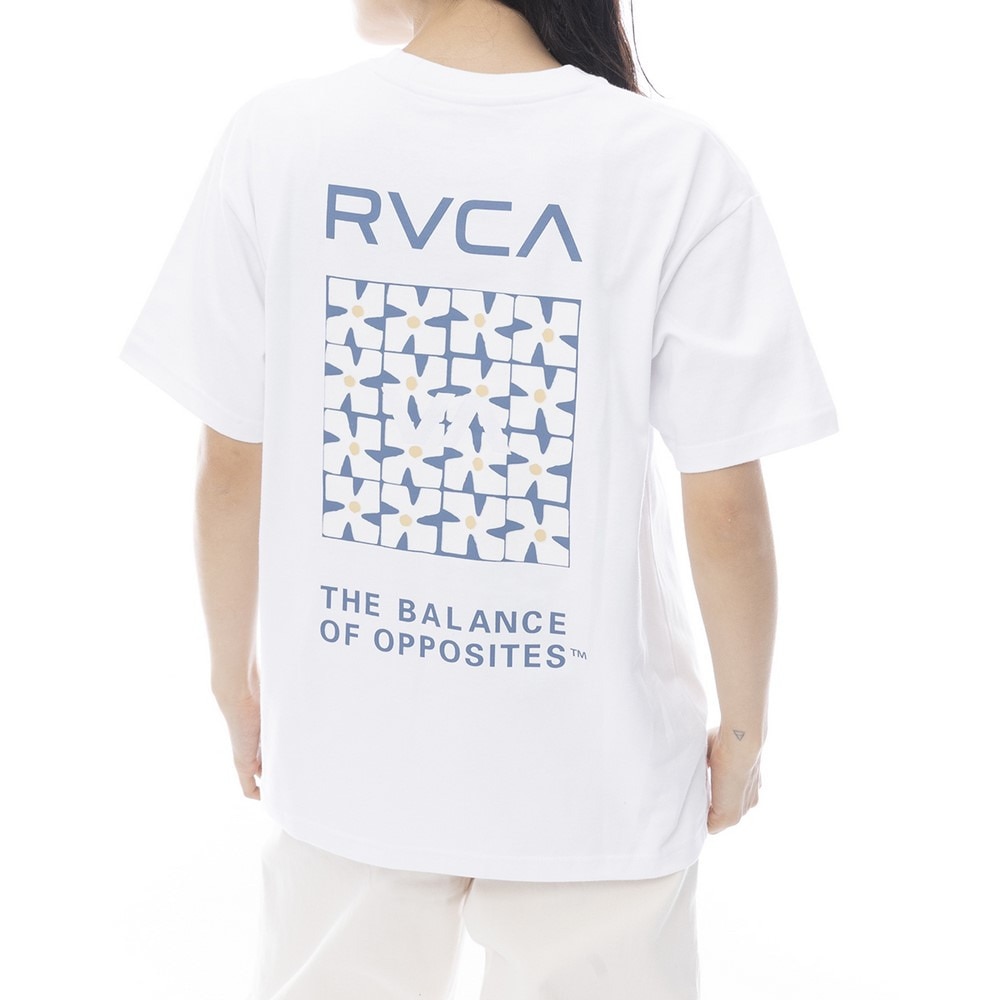 ルーカ（RVCA）（レディース）DAISY VA BOX LOGO 半袖Tシャツ BF043211 WHT