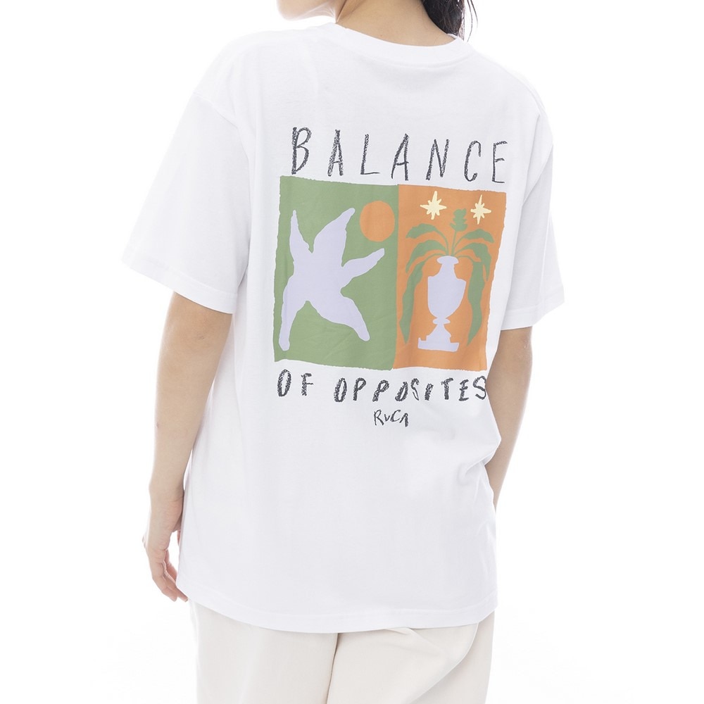 ルーカ（RVCA）（レディース）LOOSE FIT 半袖Tシャツ BF043216 WHT