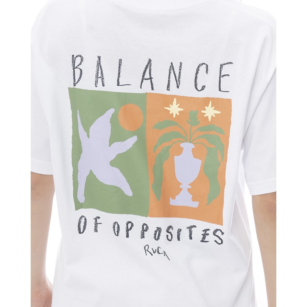 ルーカ（RVCA）（レディース）LOOSE FIT 半袖Tシャツ BF043216 WHT