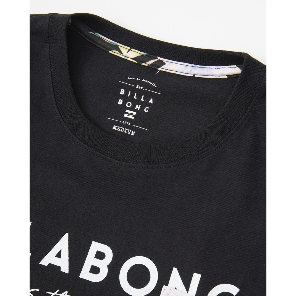 ビラボン（BILLABONG）（レディース）BOY FIT ポケット付き 半袖Tシャツ BF013203 BLK
