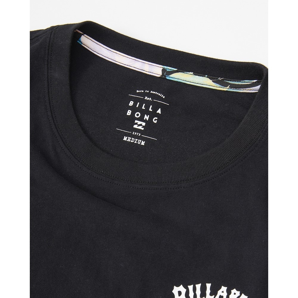 ビラボン（BILLABONG）（レディース）SQUARELOGO CROPPED 半袖Tシャツ BF013205 BLK