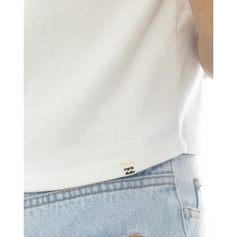 ビラボン（BILLABONG）（レディース）GRAPHIC BABY FIT クロップド丈半袖Tシャツ BF013215 SCS