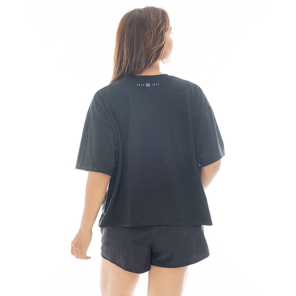 ビラボン（BILLABONG）（レディース）CROPPED Tシャツ RASH BF013860 BLK
