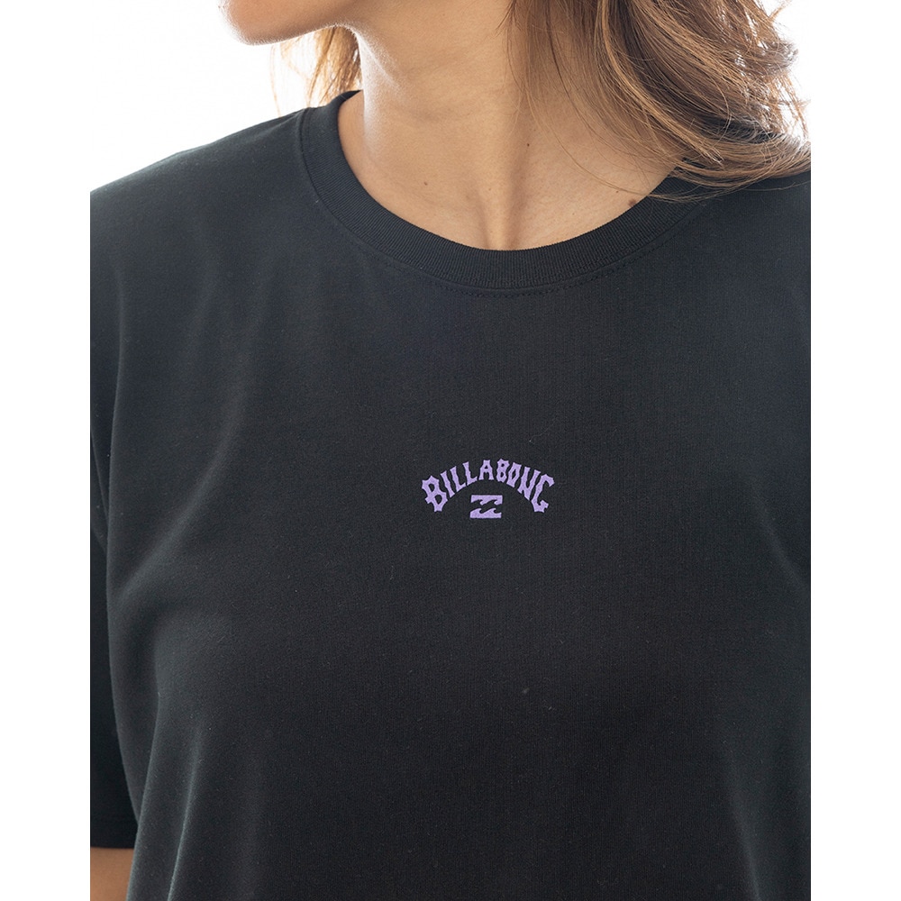 ビラボン（BILLABONG）（レディース）CROPPED Tシャツ RASH BF013860 BLK