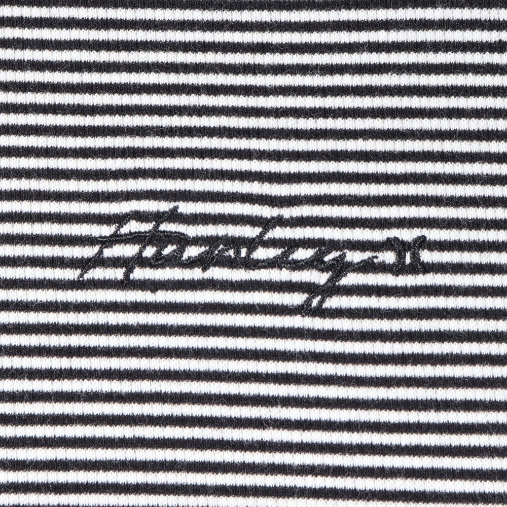 ハーレー（HURLEY）（レディース）リブ ニット 半袖Tシャツ WSS2320004-BKWH