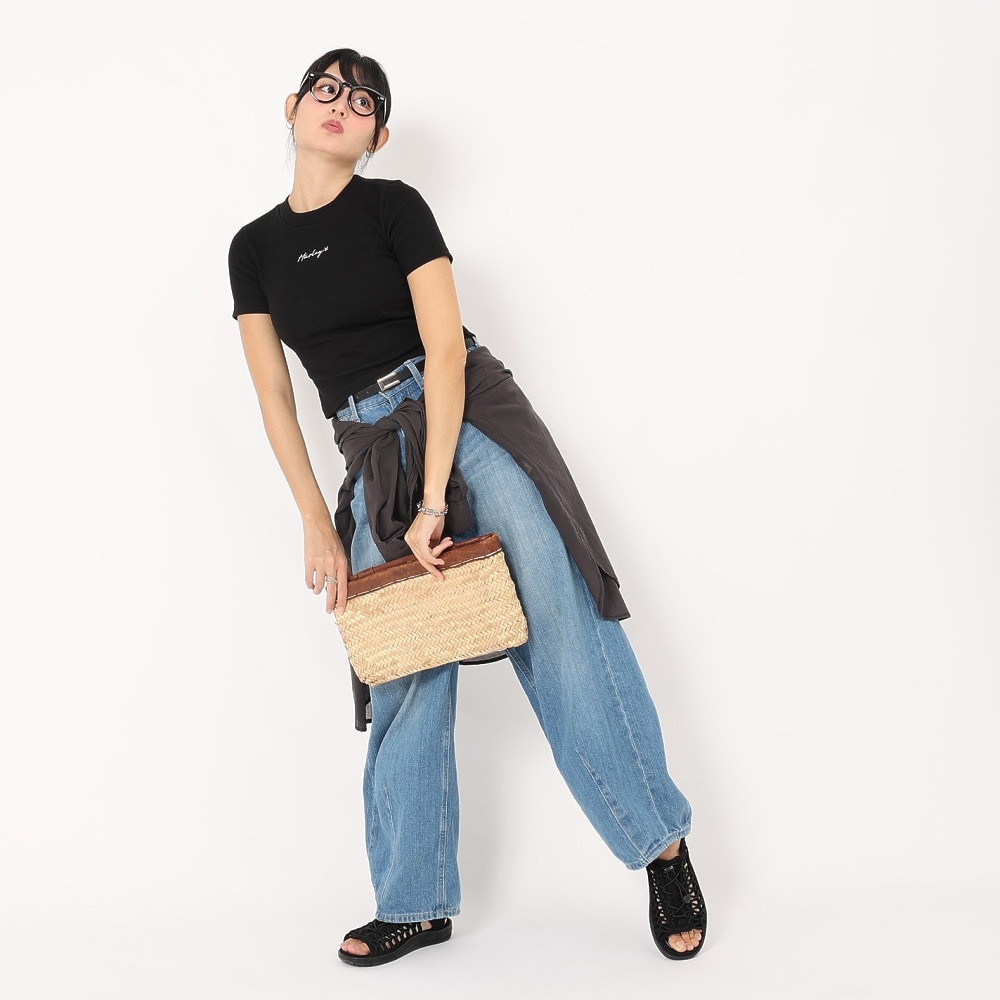 ハーレー（HURLEY）（レディース）半袖Tシャツ レディース RIB ニット WSS2320004-BLK