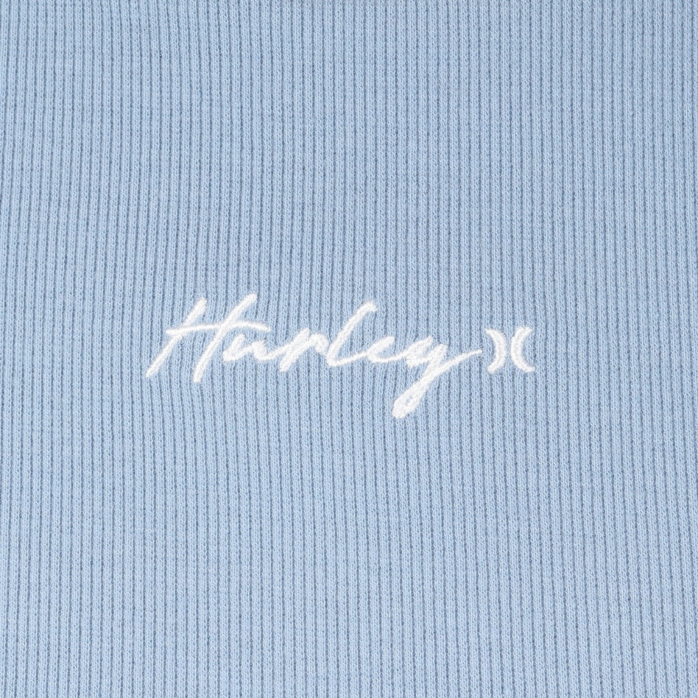 ハーレー（HURLEY）（レディース）リブ ニット 半袖Tシャツ WSS2320004-DBLE